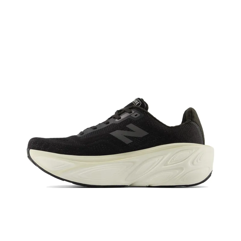 New Balance Fresh Foam X More V5 Anti Slip Wear Resistant Low Top Running Shoes Men's Black-2
