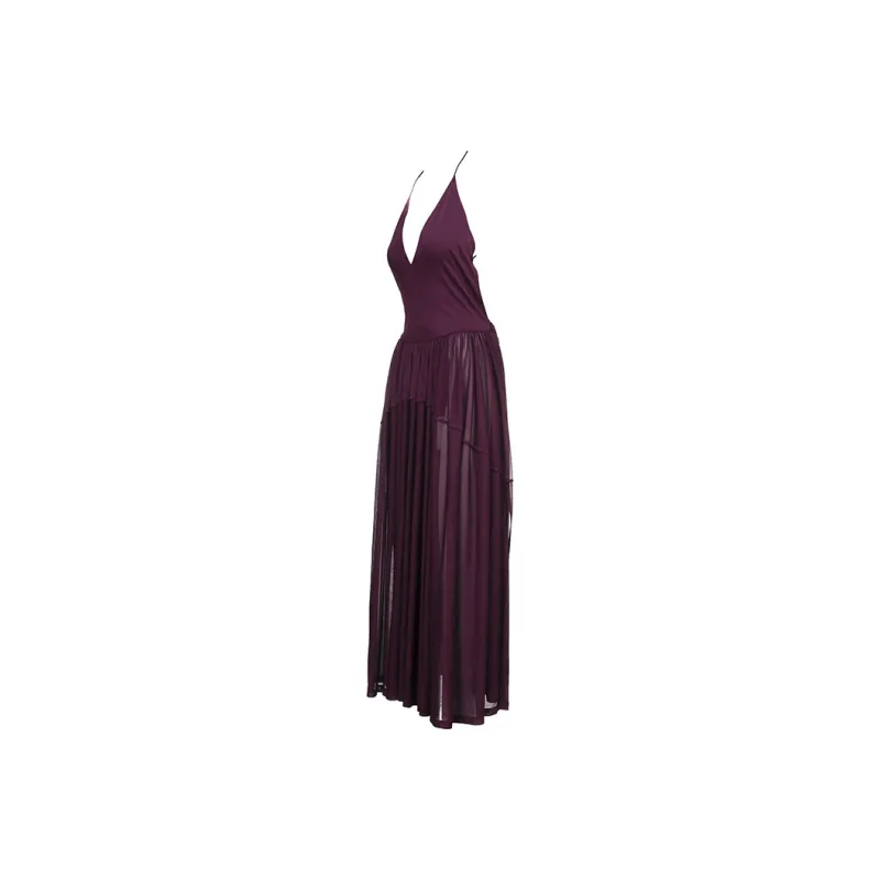 CELINE Slip Dresses Women's Burgundy-1