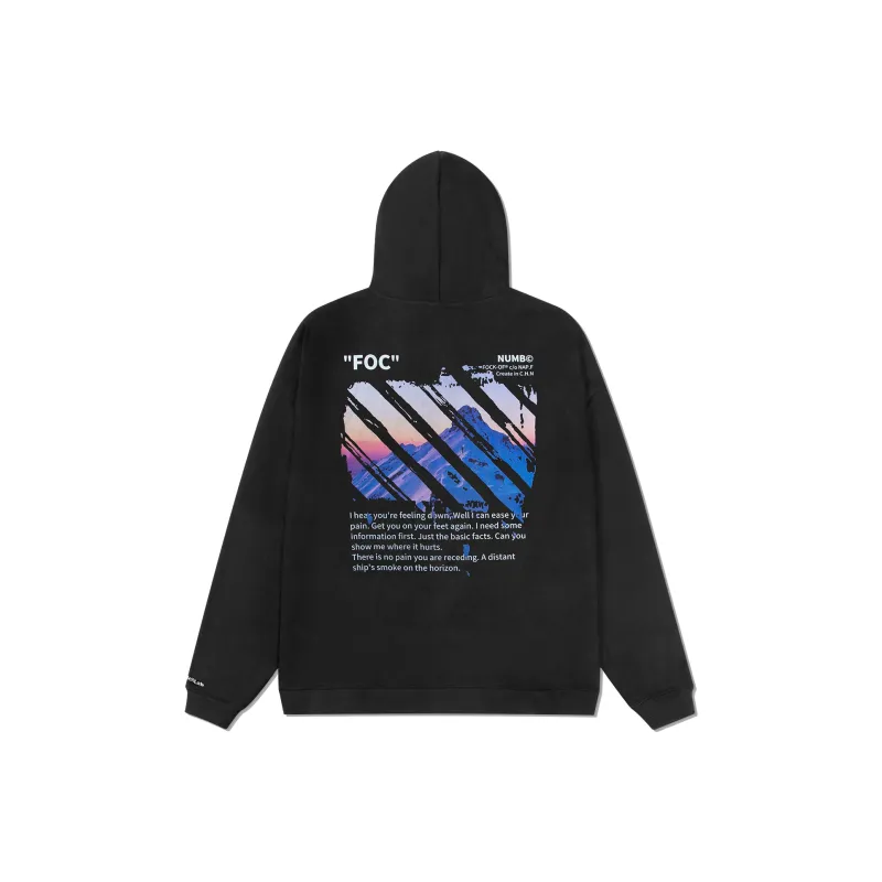 Athief WHITE RABBIT Hooded Loose Fit Regular Sweatshirt Unisex-0
