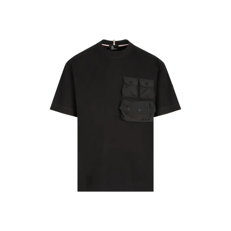 Moncler Grenoble Pocket Detailed T Shirt-0