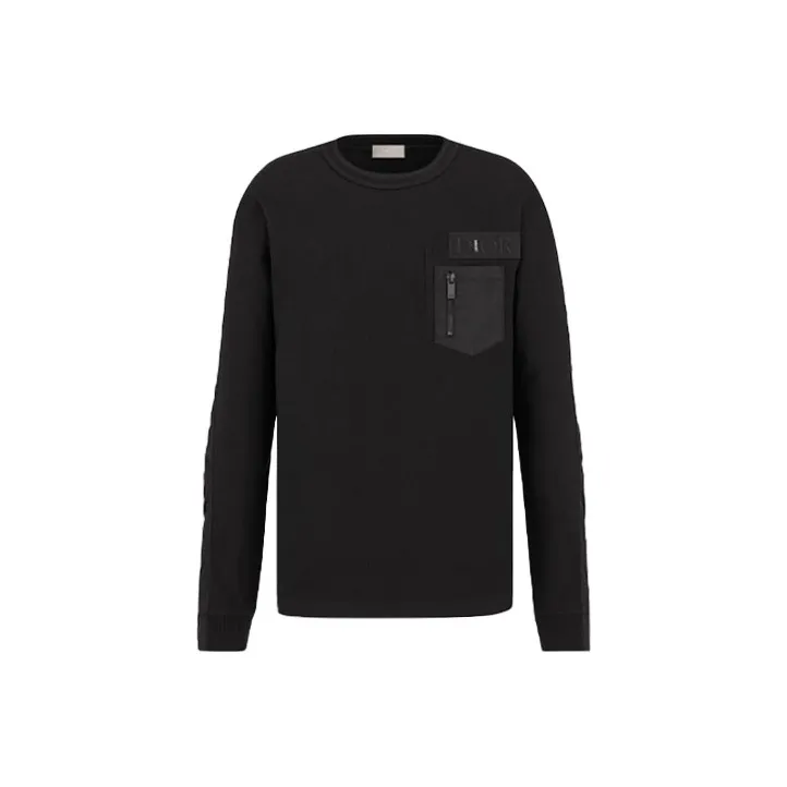 DIOR x Sacai FW21 Sweatshirt Men's Black-0