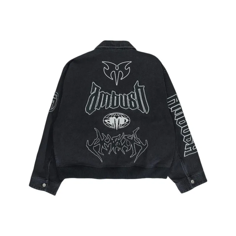 AMBUSH Patch Denim Bomber Jacket-1
