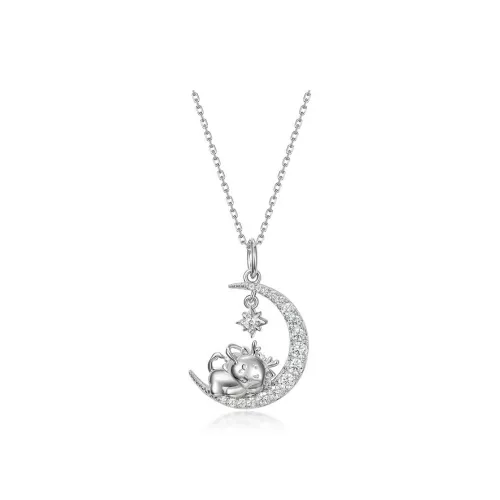 FROMLOVER 925 Sterling Silver Necklaces Women's