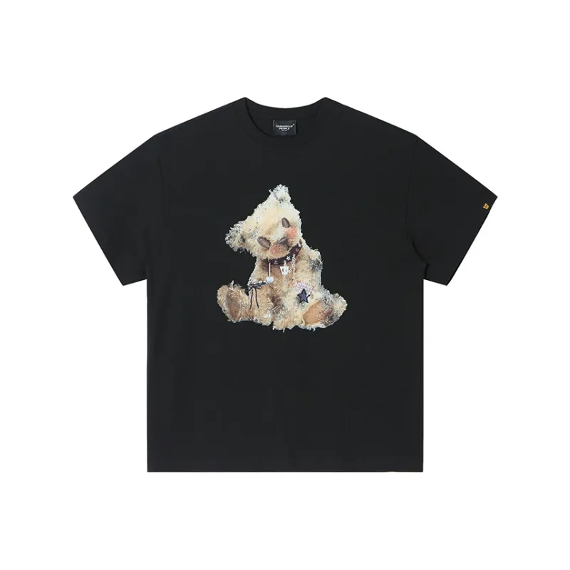 DANGEROUSPEOPLE Crew Neck Short Sleeved T Shirts Unisex-5