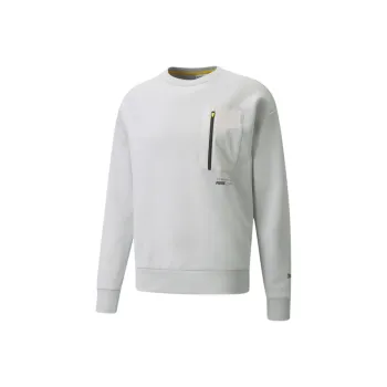 PUMA Sweatshirts Men Light Gray