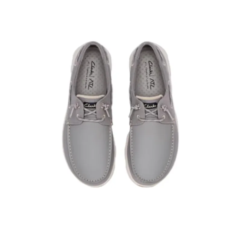 Clarks City Outdoor Collection Boat Shoes Men's Gray-3