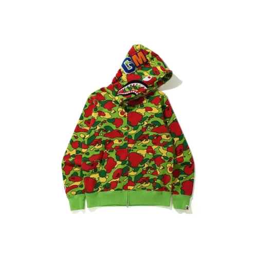 A BATHING APE Sta Camo Shark Full Zip Hoodie