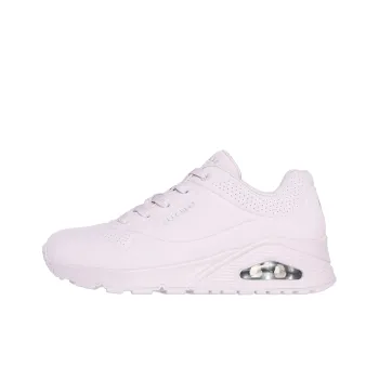 Skechers Uno Anti Slip Wear Resistant Low Top Casual Shoes Women's Light Purple