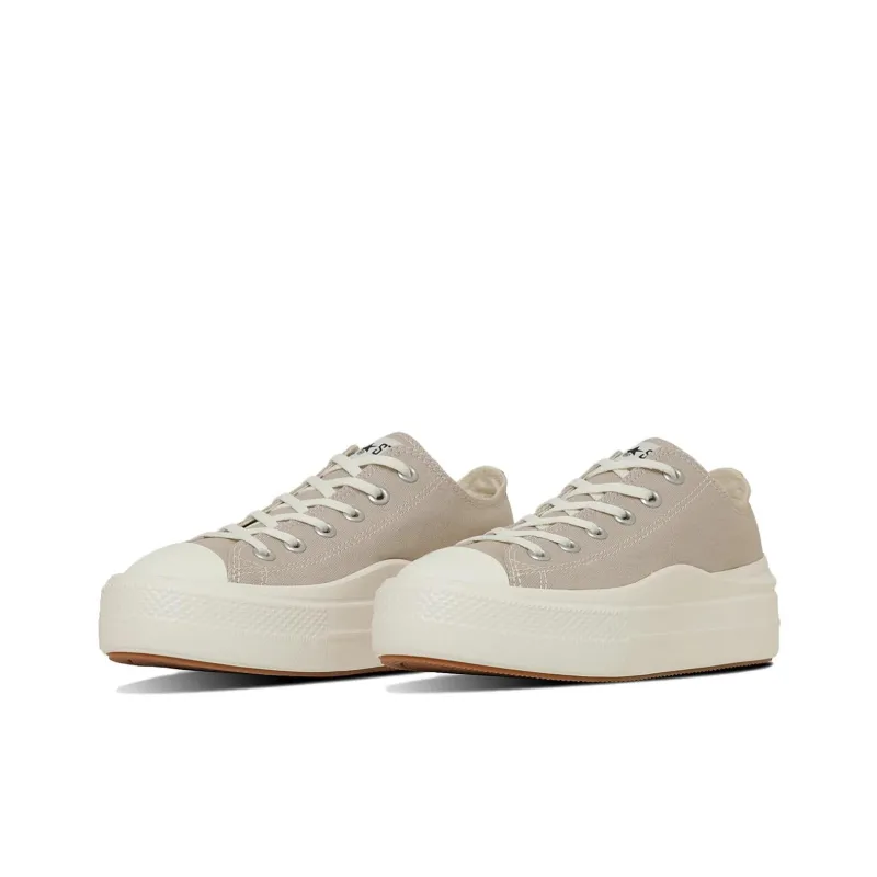 Converse ALL STAR LIGHT PLTS 2 Lightweight Low Top Canvas Shoes Women's Pebble Beige-1