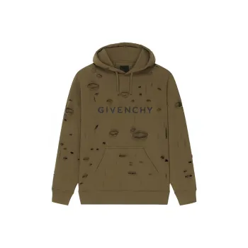 Givenchy Logo print Distressed effect Hoodie