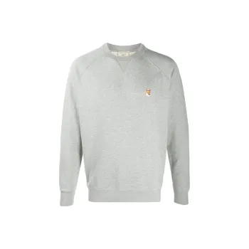 Maison Kitsune Grey Fox Head Sweater
