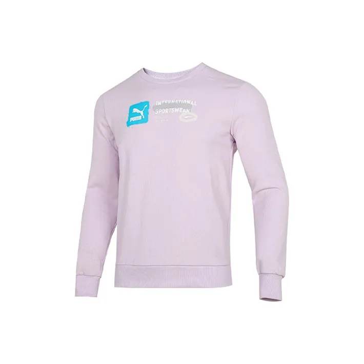 PUMA Sweatshirts Men Purple-0