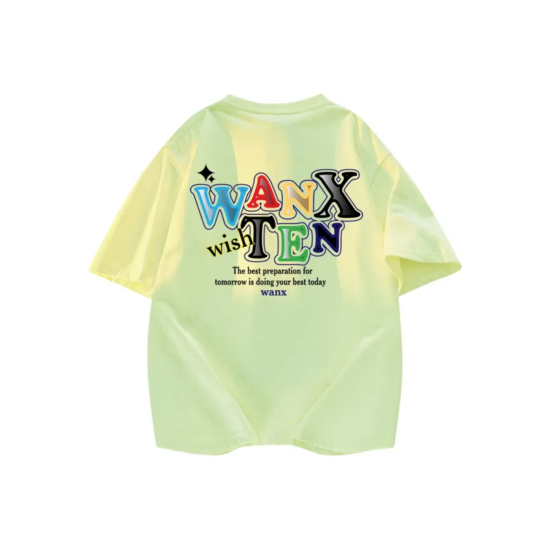 WANX Short Sleeved T Shirts Unisex-17