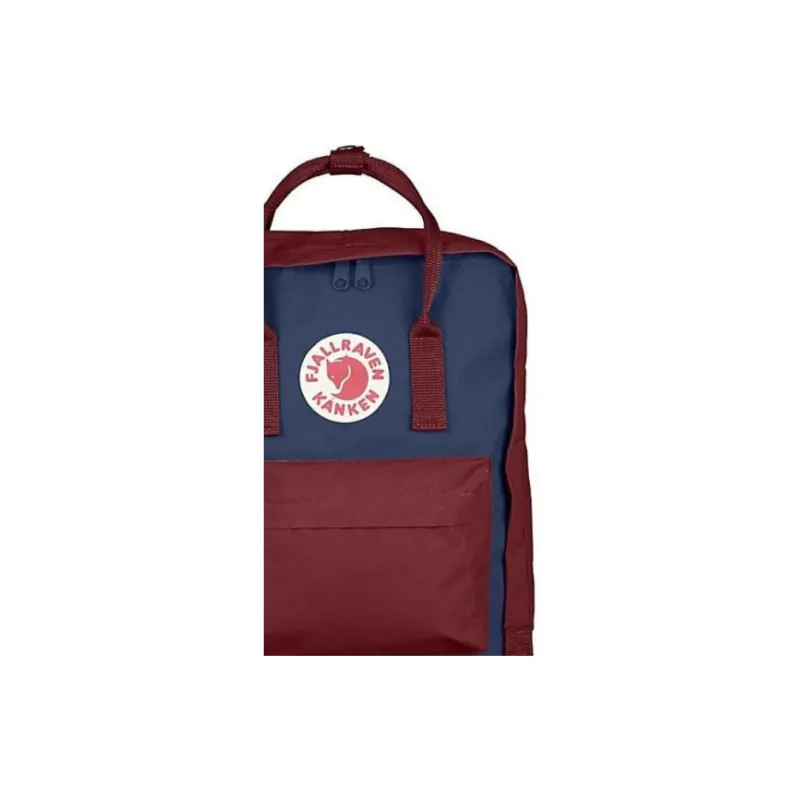 Fjallraven Kanken Polyvinyl Alcohol Fiber Backpack Regular Unisex Royal Blue & Cow Red-2