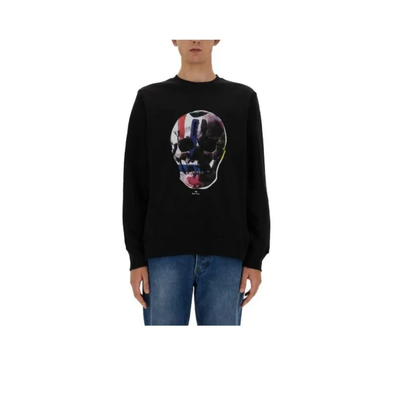 PS By Paul Smith Skull Printed Crewneck Sweatshirt-0