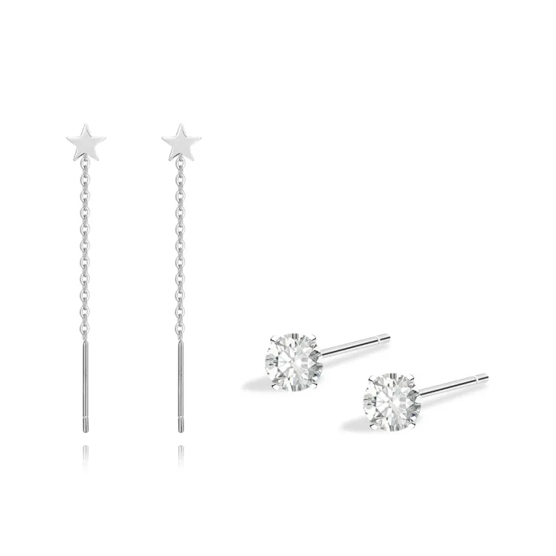 BLANK IN BLANK Sterling Silver Drop Earrings Women's-16