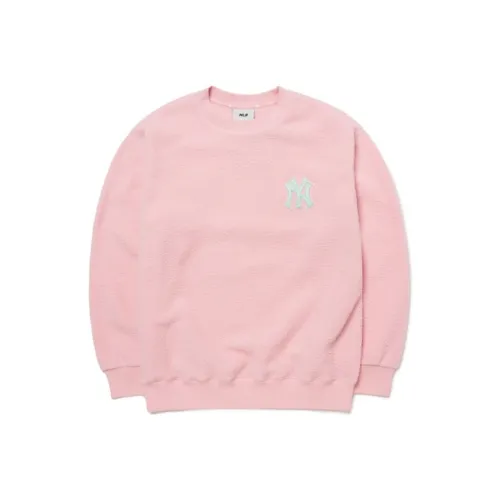 MLB Base Logo Sweatshirts Unisex Pink