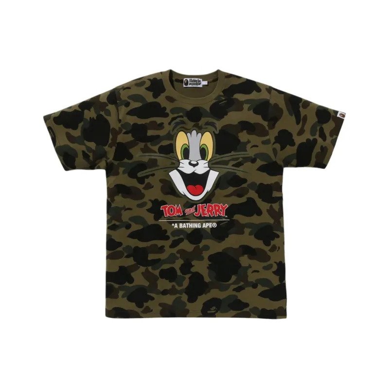 Bape X Tom And Jerry 85th 1st Camo Tee-0