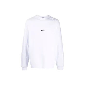 MSGM Logo Printed Crewneck Sweatshirt