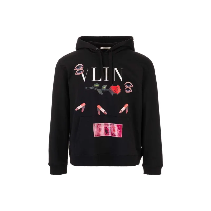 Valentino Sweatshirts Men Black-0