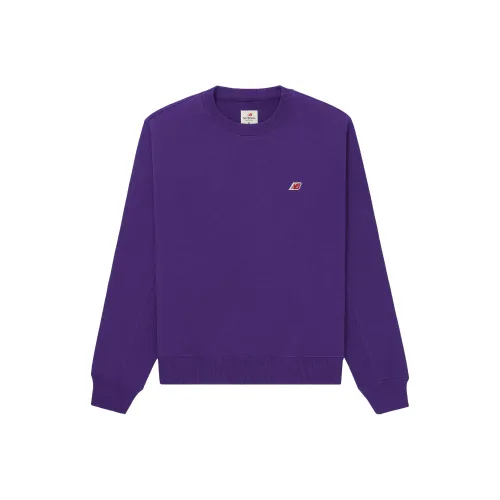 New Balance Made In USA Series Sweatshirts Unisex Purple