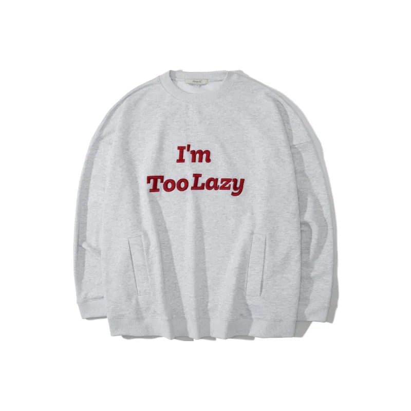 UNVESNO Crew Neck Loose Fit Regular Sweatshirt Unisex-0
