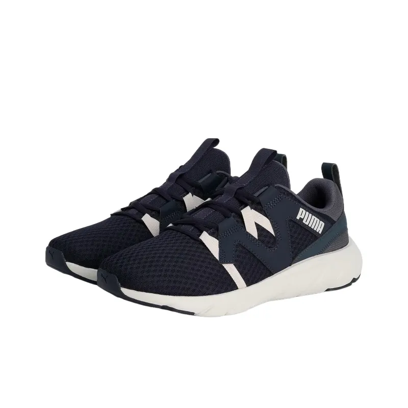 PUMA Softride Flex Vital Lightweight Coverage Low Top Running Shoes Unisex Blue Gray-1