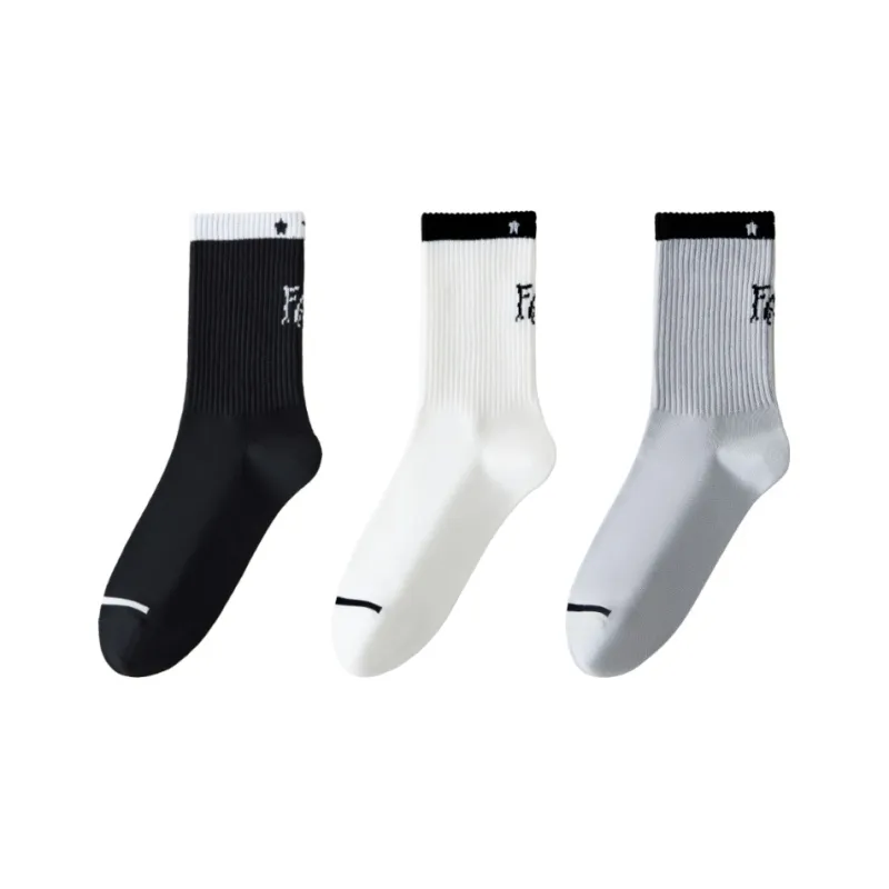 MIIOW Knee High Socks Unisex 3 Pack-6