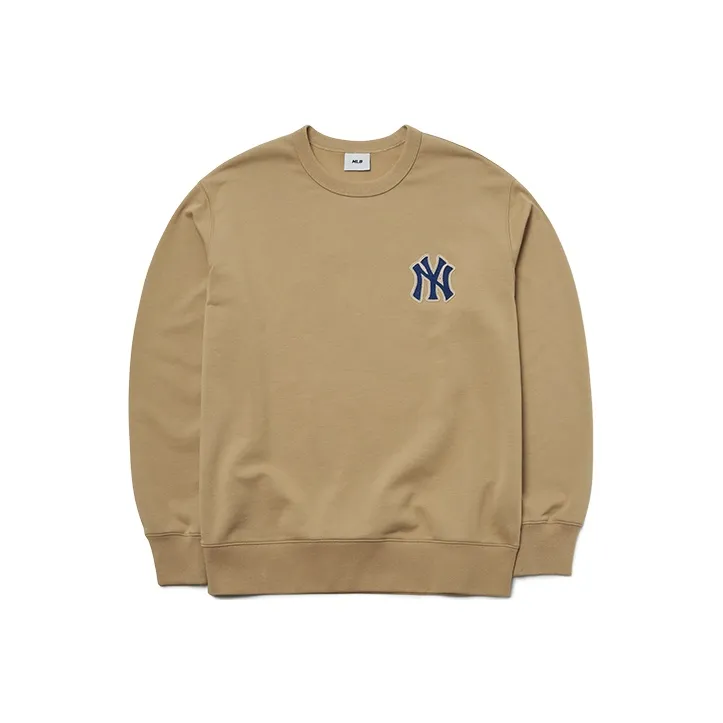 MLB Mlb Old Flower Sweatshirt Unisex Khaki-0