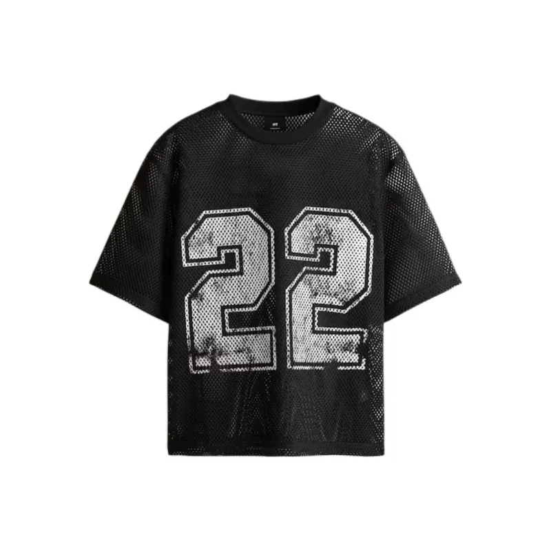 H&M T Shirts Men Black-0
