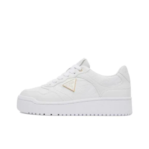 GUESS Low Top Skateboard Shoes Women's White