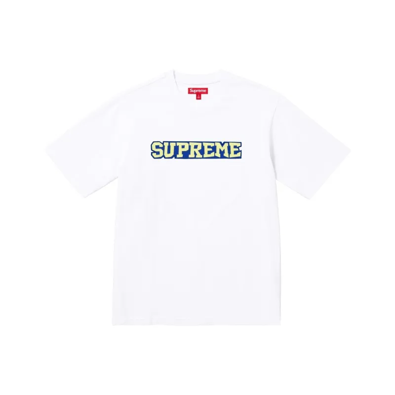 Supreme Satin Appliqué Short Sleeve Top-8