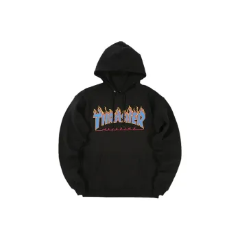 Thrasher Sweatshirt US Version Unisex Black
