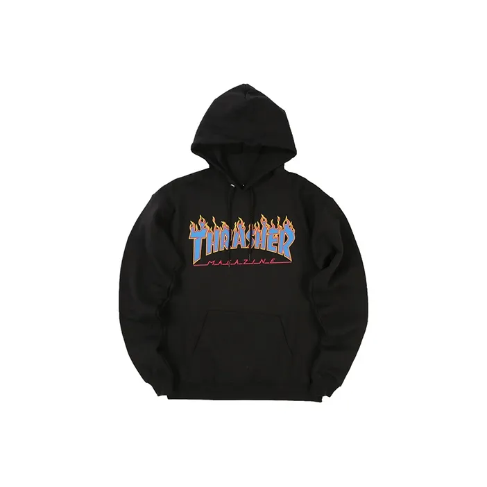 Thrasher Sweatshirt US Version Unisex Black-0