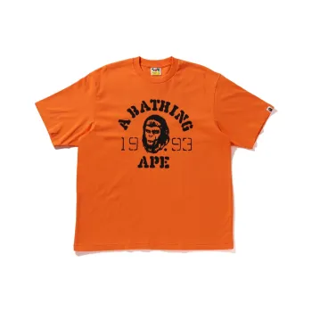 A BATHING APE Og Ape Head College Relaxed Fit Tee