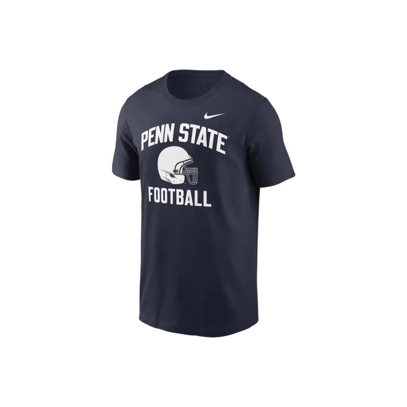 Nike Penn State Nittany Lions Campus Football Helmet Men's Nike College T-Shirt-0