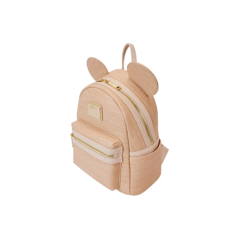 Loungefly Disney Collaboration Faux Leather Backpack Mini Women's Khaki-1