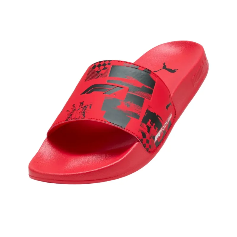 PUMA F1 Slide Slippers Unisex Trendy Red-1