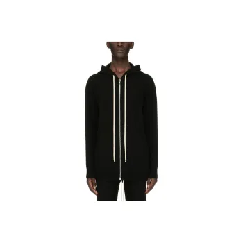 RICK OWENS Zip up Knitted Hoodie