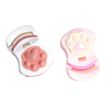 JIANYINGSHU Cat Paw Eyelash Curler Small Portable Beginner Useless For Beginners Beauty Tool Curling