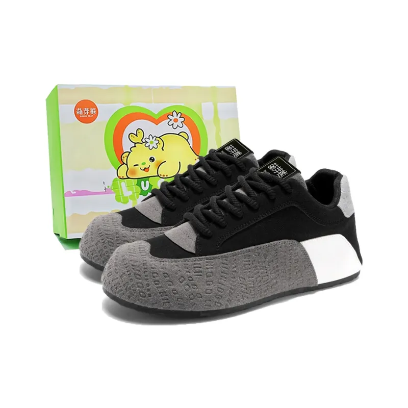 Budding Bear Anti-Slip And Wear-Resistant Height Increasing Low-Top Casual Shoes Men's-6