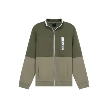 HUGO BOSS Sweatshirt Men's Army Green & Gray
