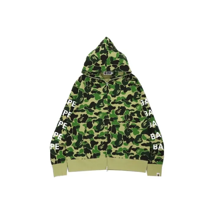 Bape Big Abc Camo Relaxed Fit Full Zip Hoodie-0