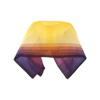 PLEATS PLEASE ISSEY MIYAKE Ombre Pleated Scarf