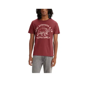 Levis T Shirts Men Red