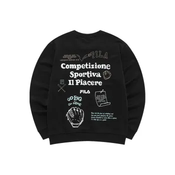 FILA FUSION BASKERBALL Sweatshirts Men Pitch Black