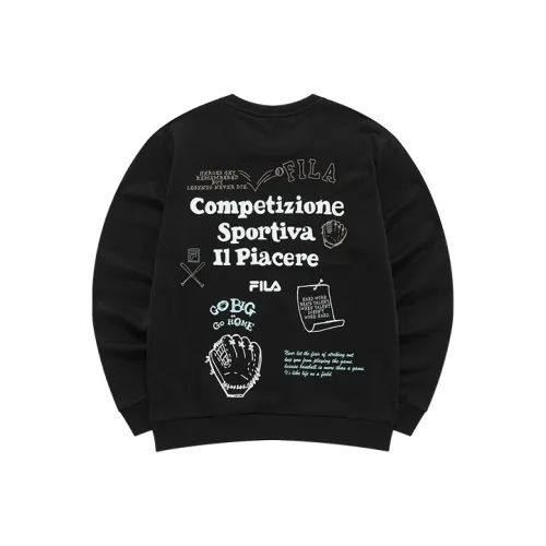FILA FUSION BASKERBALL Sweatshirts Men Pitch Black