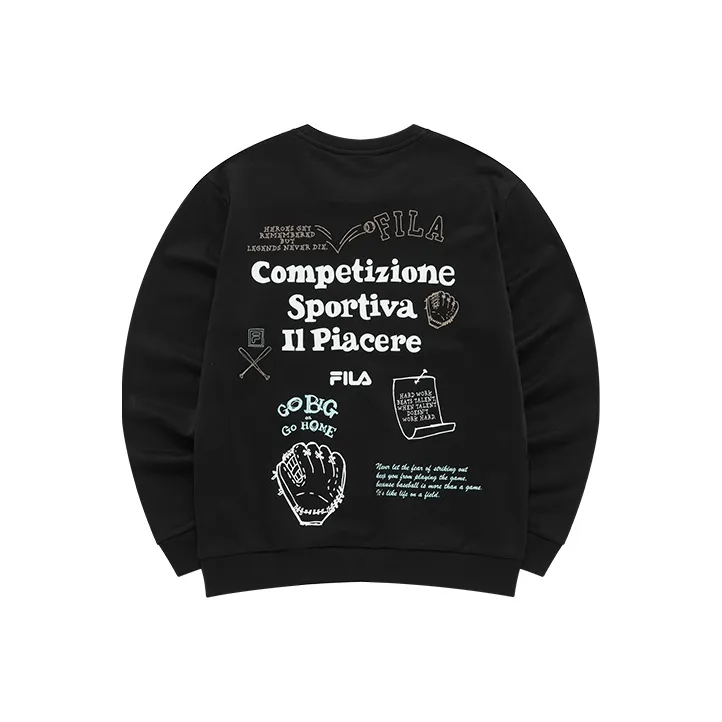 FILA FUSION BASKERBALL Sweatshirts Men Pitch Black-0