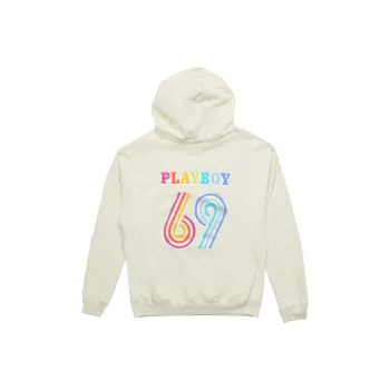 Playboy X SSSAINT LOUIS SSSAINT LOUIS X Playboy Co branded Series Sweatshirts Unisex White