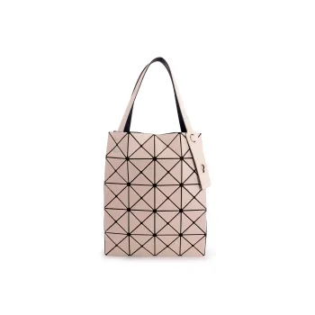 ISSEY MIYAKE Lucent Boxy Nylon Small Square Bag Tote Bag Handbag Regular Women's Milk Tea